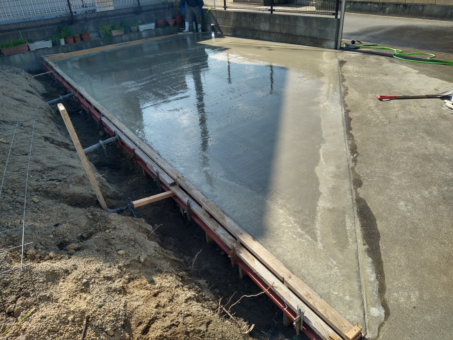 生コン打設完了